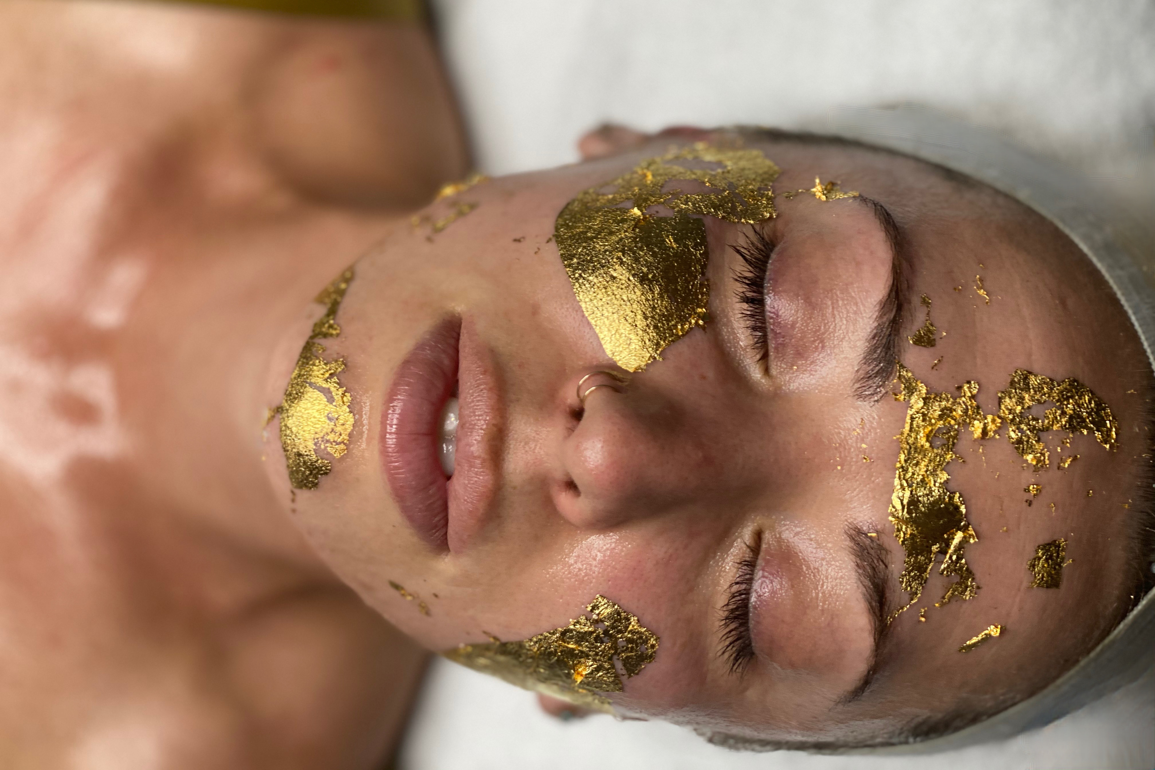 Woman with radiant, clear skin